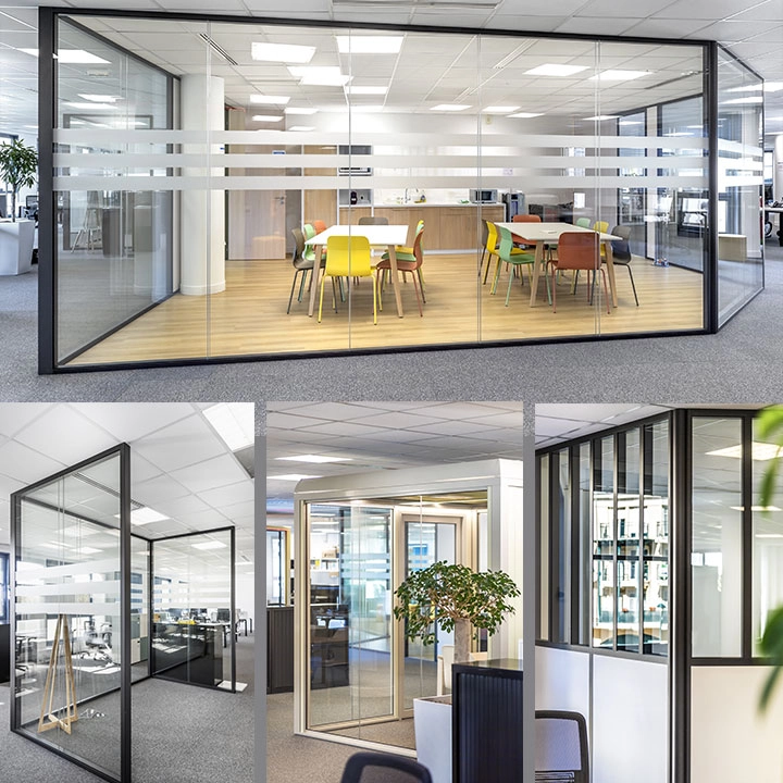 Cloison amovible modulable pour aménagement intérieur — HD Gestion & Agencement